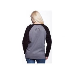 DEVI by COXIE bluza damska grey. Szare bluzy z kieszeniami damskie marki Slogan ubrania ekologiczne, etyczne i wegańskie, l, z aplikacjami, z bawełny. Za 199,00 zł.