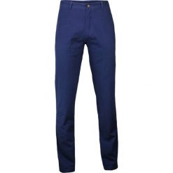 Eleganckie Spodnie Męskie, Modne, Chinosy - 100% BAWEŁNA, Granatowe SPEZREAL685darkblue. Spodnie męskie Ezreal, m, z bawełny, eleganckie. W wyprzedaży za 79,00 zł.