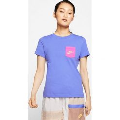 Nike Icon Clash Koszulka Niebieski. Niebieskie koszulki damskie Nike, xs, bez wzorów, z bawełny, bez kołnierzyka. Za 111,95 zł.