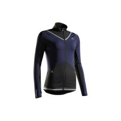 Bluza Do Biegania Kiprun Warm Damska. Niebieskie bluzy damskie KALENJI, bez wzorów, z elastanu, bez rękawów, bez kaptura. Za 99,99 zł.