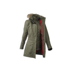 Kurtka turystyczna TRAVEL700 3w1 damska. Czarne kurtki damskie QUECHUA, xs, bez wzorów, z poliesteru, bez kaptura, trekkingowe. Za 549,99 zł.