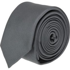 Krawaty męskie: krawat platinum grafit slim 200