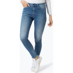Spodnie z wysokim stanem: Pepe Jeans – Jeansy damskie – Regent, niebieski