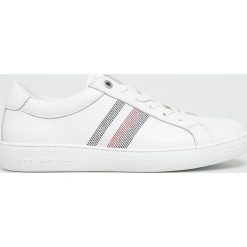 Tommy Hilfiger - Buty. Białe buty sportowe damskie TOMMY HILFIGER, bez wzorów, ze skóry, sportowe. W wyprzedaży za 399,90 zł.