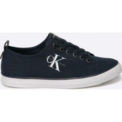Calvin Klein Jeans - Tenisówki Arnold. Niebieskie tenisówki męskie marki Calvin Klein Jeans, z jeansu, na sznurówki. W wyprzedaży za 239,90 zł.