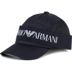 Czapka z daszkiem EMPORIO ARMANI - 627536 9A558 00035 Blue. Niebieskie czapki męskie Emporio Armani, bez wzorów, z poliesteru. W wyprzedaży za 269,00 zł.