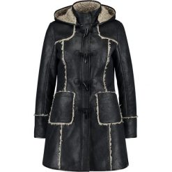 Gipsy LEESA Krótki płaszcz black. Czarne płaszcze damskie marki Gipsy, z poliesteru, krótkie. Za 419,00 zł.