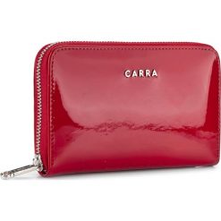 Portfele damskie: Duży Portfel Damski CARRA – PC-61 Rosso Lakier