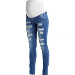Jeansy damskie: MAMALICIOUS MLNEWSILJE Jeansy Slim Fit med blue denim