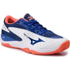 Buty MIZUNO - Wave Flash Cc 61GC192227 Biały. Białe buty sportowe męskie Mizuno, ze skóry ekologicznej, bez zapięcia, tenisowe, mizuno wave. Za 419,99 zł.