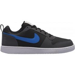 Nike Buty Court Borough Low Shoe Black Blue Nebula-Dark Grey-White 43. Szare buty sportowe męskie Nike, z gumy, bez zapięcia. W wyprzedaży za 215,00 zł.