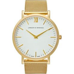 Larsson & Jennings LUGANO ONE SIZE Zegarek goldcoloured/white. Żółte zegarki damskie Larsson & Jennings. Za 1049,00 zł.