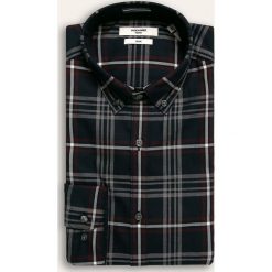 Premium by Jack&Jones - Koszula. Czarne koszule męskie Premium by Jack&Jones, s, bez wzorów, z bawełny, casualowe, button down, z długim rękawem. W wyprzedaży za 79,90 zł.