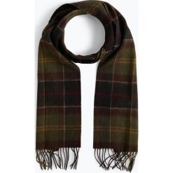 Barbour - Szalik damski z dodatkiem kaszmiru, zielony. Szaliki damskie Barbour, w kratkę, z kaszmiru. Za 229,95 zł.