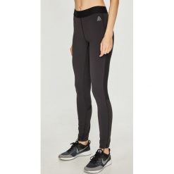 Reebok - Legginsy. Czarne spodnie damskie Reebok, s, z elastanu. W wyprzedaży za 129,90 zł.