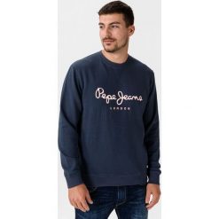 Pepe Jeans George Bluza Niebieski. Niebieskie bluzy męskie Pepe Jeans, xxl, z nadrukiem, z bawełny, bez kołnierzyka, bez rękawów, bez kaptura. Za 335,95 zł.