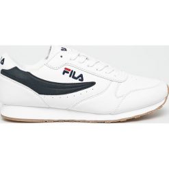 Fila - Buty Orbit Low. Białe buty sportowe męskie marki Fila, z gumy, na sznurówki. Za 209,90 zł.