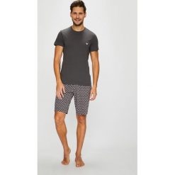 Emporio Armani - Piżama. Szare piżamy męskie marki Emporio Armani, m, z elastanu. W wyprzedaży za 349,90 zł.