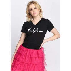 Bluzki damskie: Czarny T-shirt This My Dream
