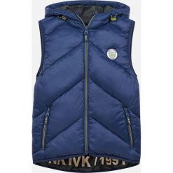 Mayoral - Bezrękawnik dziecięcy 128-172 cm. Niebieskie kurtki chłopięce Mayoral, bez wzorów, z poliesteru, z kapturem. Za 185,90 zł.
