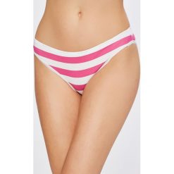 Calvin Klein Underwear - Figi. Różowe majtki damskie Calvin Klein Underwear, xs, z elastanu. W wyprzedaży za 49,90 zł.