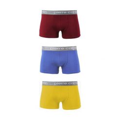 Bokserki Matteo 300 3-pack Mix3 - zestaw 3 sztuk. Szare bokserki męskie Pierre Cardin, bez wzorów. Za 77,90 zł.