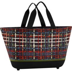 Torba z kolorowym wzorem na zakupy - 48 x 28 x 33 cm. Brązowe torebki klasyczne damskie Reisenthel, w kolorowe wzory, z tkaniny. W wyprzedaży za 72,95 zł.