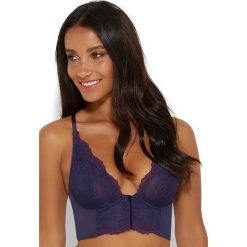 Biustonosz Deep Bralette. Różowe biustonosze marki Gossard, z haftami, z koronki. Za 189,99 zł.