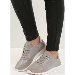 Srebrne Buty Sportowe Now Sports!. Szare buty sportowe damskie Born2be, bez wzorów, z tkaniny, sportowe. Za 59,99 zł.