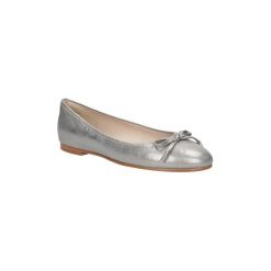 Baleriny Clarks Baleriny z kokardą Grace Lili 261230. Szare baleriny damskie Clarks. Za 268,99 zł.