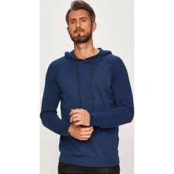 Only & Sons - Bluza. Niebieskie bluzy męskie Only & Sons, m, bez wzorów, z bawełny, z kapturem, bez rękawów, z kapturem. W wyprzedaży za 89,90 zł.