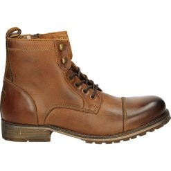 Botki męskie - P17122 CO TAN. Brązowe botki męskie Venezia, ze skóry. Za 259,00 zł.