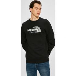 The North Face - Bluza. Czarne bluzy męskie The North Face, xl, z nadrukiem, z bawełny, z okrągłym kołnierzem, bez rękawów, bez kaptura. W wyprzedaży za 239,90 zł.