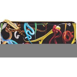 Saszetka Toiletpaper Snakes 21 x 9 cm. Kosmetyczki męskie Seletti, z aplikacjami, z tworzywa sztucznego. Za 83,00 zł.