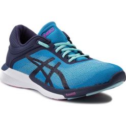 Buty ASICS - FuzeX Rush T768N Diva/Indigo Blue/White 4349. Niebieskie buty sportowe damskie Asics, bez wzorów, z tworzywa sztucznego, sportowe, do biegania, asics fuzex. W wyprzedaży za 239,00 zł.