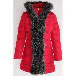 Kurtki chłopięce: Czerwona Kurtka Fur Shawl