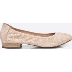 Caprice - Baleriny. Brązowe baleriny damskie marki Caprice, ze skóry. W wyprzedaży za 159,90 zł.