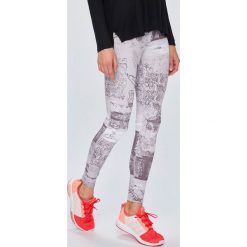 Reebok - Legginsy. Brązowe legginsy skórzane marki Reebok, s. W wyprzedaży za 179,90 zł.