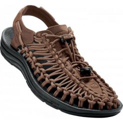 Keen Uneek Leather M Bison/Black Us 11 (44,5 Eu). Czarne sandały męskie Keen, bez zapięcia. W wyprzedaży za 339,00 zł.