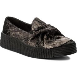 Półbuty LASOCKI - SOFIA WKL-11 Brązowy. Żółte creepersy damskie Lasocki, z materiału, na koturnie. Za 229,99 zł.