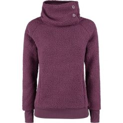 Stitch and Soul Ladies High Collar Fleece Sweater Bluza damska czerwony (Wine Red). Czerwone bluzy rozpinane damskie Stitch and Soul, s, z materiału. Za 99,90 zł.
