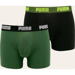 Puma - Bokserki (2-pack). Białe bokserki męskie Puma, z nadrukiem, z elastanu. Za 79,90 zł.