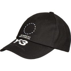 Czapka Y-3 Czarny. Czarne czapki damskie marki Y-3, z haftami. Za 330,00 zł.