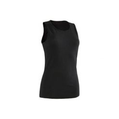 Top Gym & Pilates 500 damski. Różowe topy damskie DOMYOS, xs, bez wzorów, z elastanu, bez kołnierzyka. Za 19,99 zł.