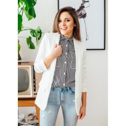 Marynarka Grace ecru. Czarne marynarki damskie Fanaberia.com, s, bez wzorów. Za 169,00 zł.