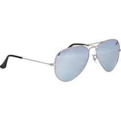 Okulary przeciwsłoneczne RAY-BAN - Aviator Large Metal 0RB3025 019/W3 Matte Silver. Szare okulary przeciwsłoneczne damskie Ray-Ban. W wyprzedaży za 599,00 zł.