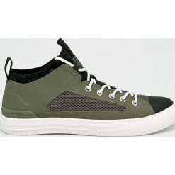 Converse - Trampki. Zielone trampki męskie marki Converse, z gumy, na sznurówki. W wyprzedaży za 219,90 zł.