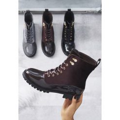 Brązowe Botki Soul Woman. Pomarańczowe botki damskie marki ballada, militarne. Za 59,99 zł.