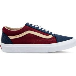 Legendarne Buty Vans OLD SKOOL VMN. Szare trampki i tenisówki damskie Molly.pl, bez wzorów, ze skóry, bez zapięcia. Za 339,00 zł.