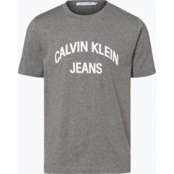 Calvin Klein Jeans - T-shirt męski, szary. Szare t-shirty męskie Calvin Klein Jeans, s, z napisami, z jeansu, bez kołnierzyka. Za 139,95 zł.